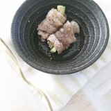 豚バラ肉とズッキーニのレンチンおかず